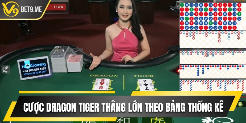 Đánh cược Dragon Tiger thắng lớn theo bảng thống kê