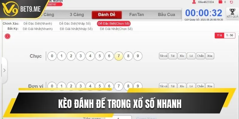 Đánh đề trực tuyến khi chơi XS nhanh